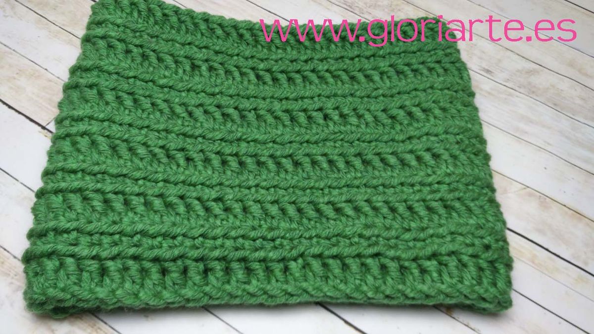 Trabajos de ganchillo para el invierno   Cuello vere