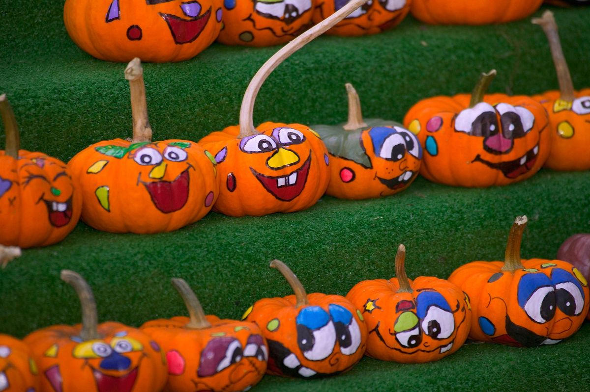 Decoración original con calabazas 1