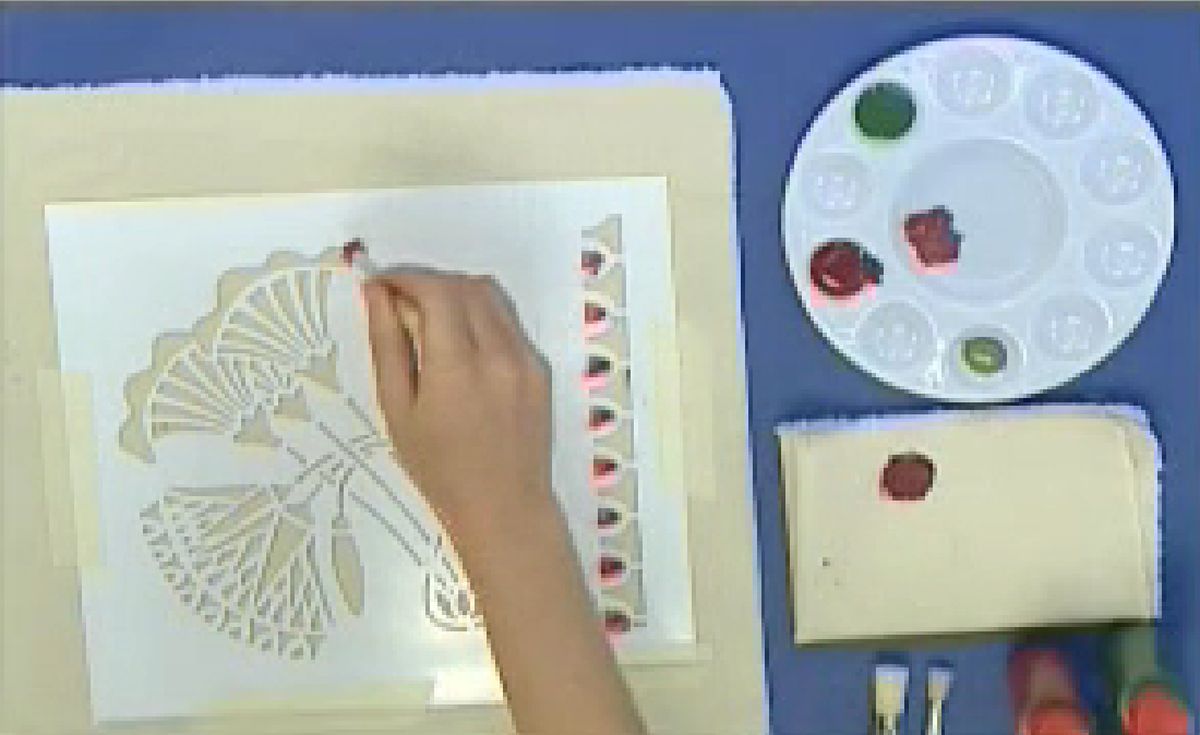 Estarcir sobre tela p3