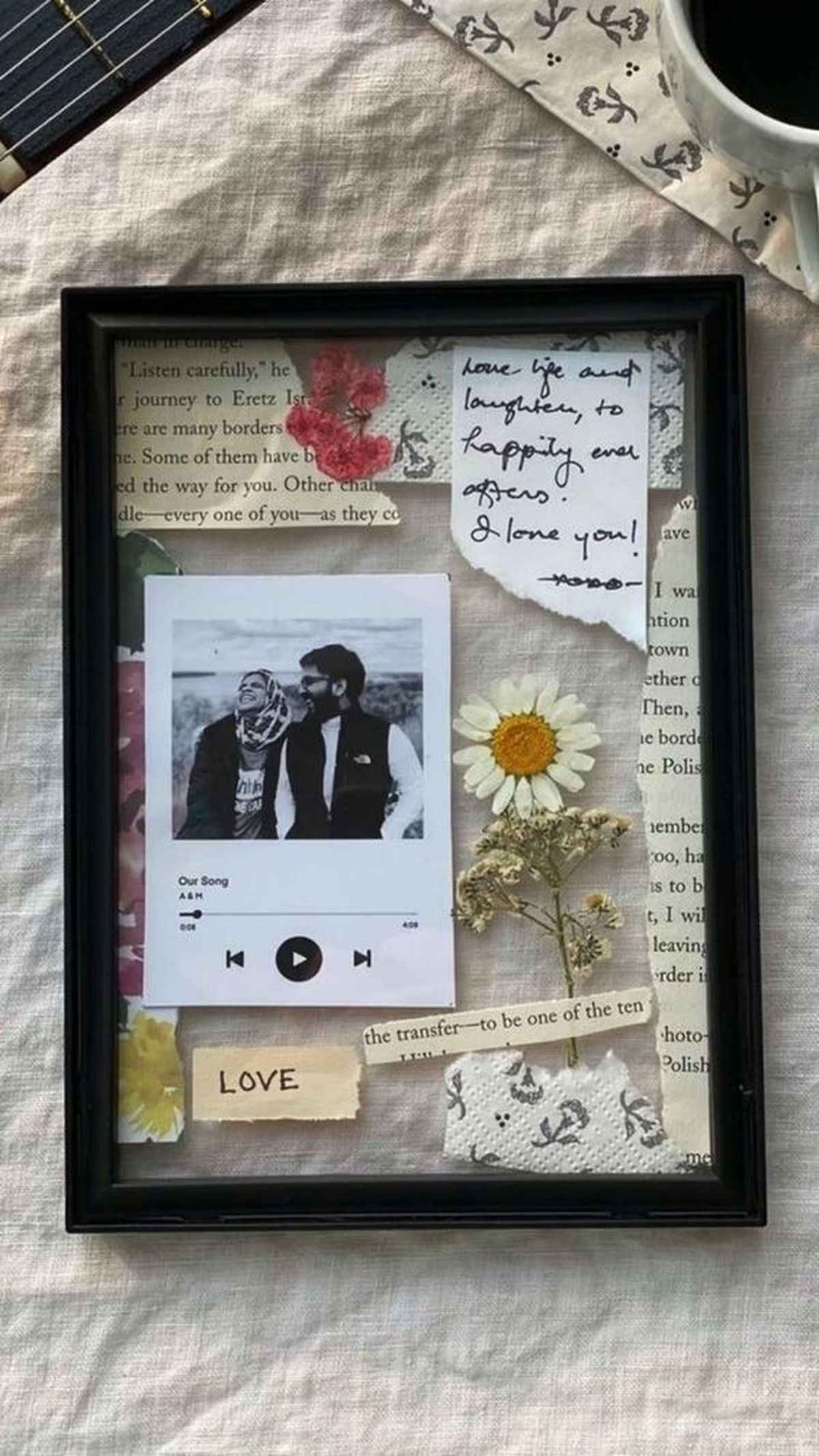 cuadro fotos transparente para regalar pinterest