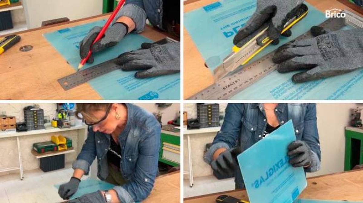 Pasos para cortar metacrilato con cúter