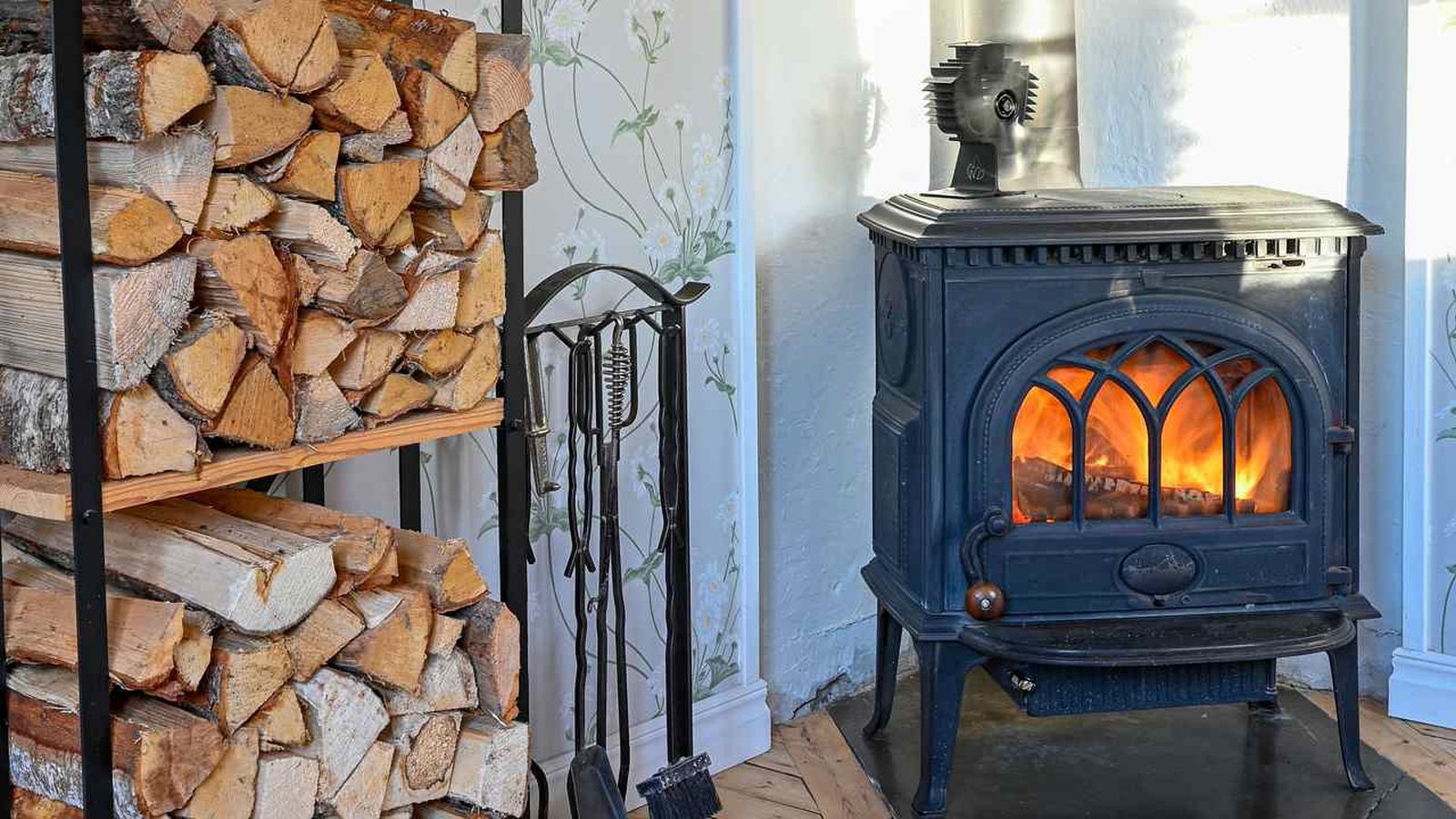 Un ventilador para estufa