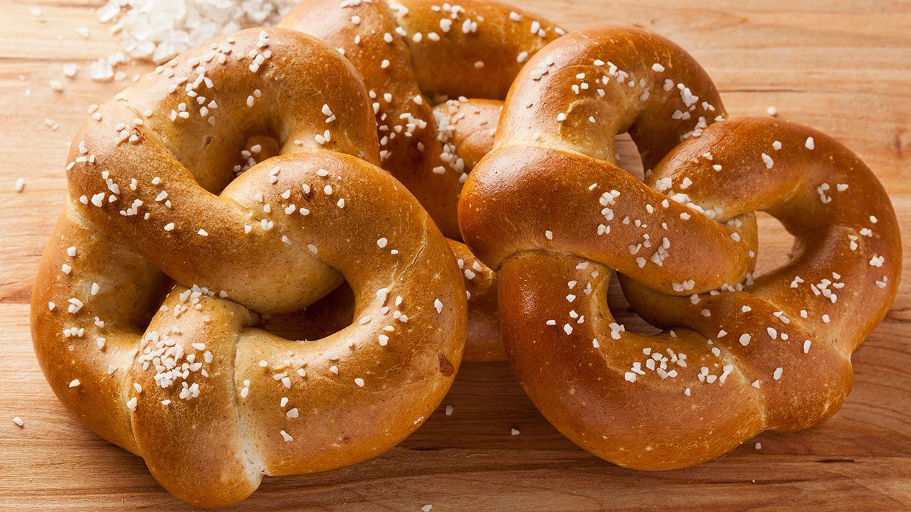 Pretzels o lazos salados