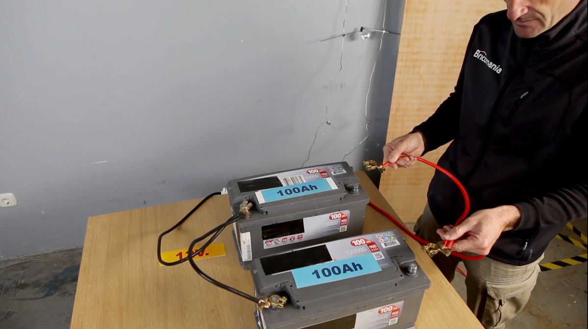 Baterías en paralelo paso 6