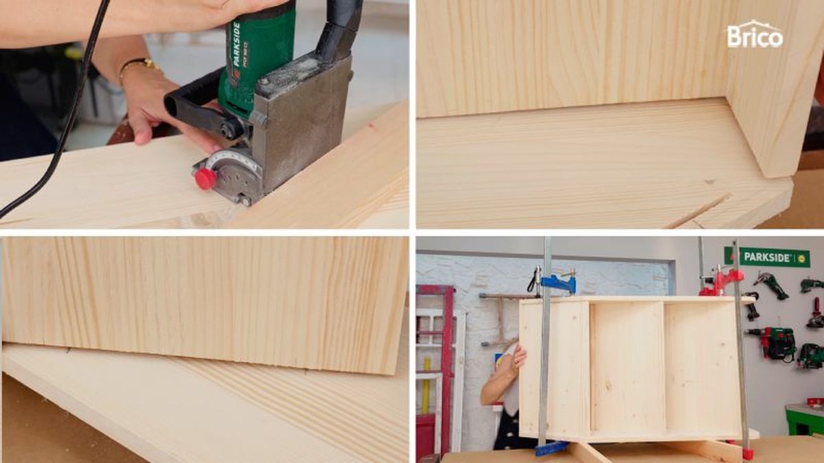 Ensamblar todas las piezas del zapatero