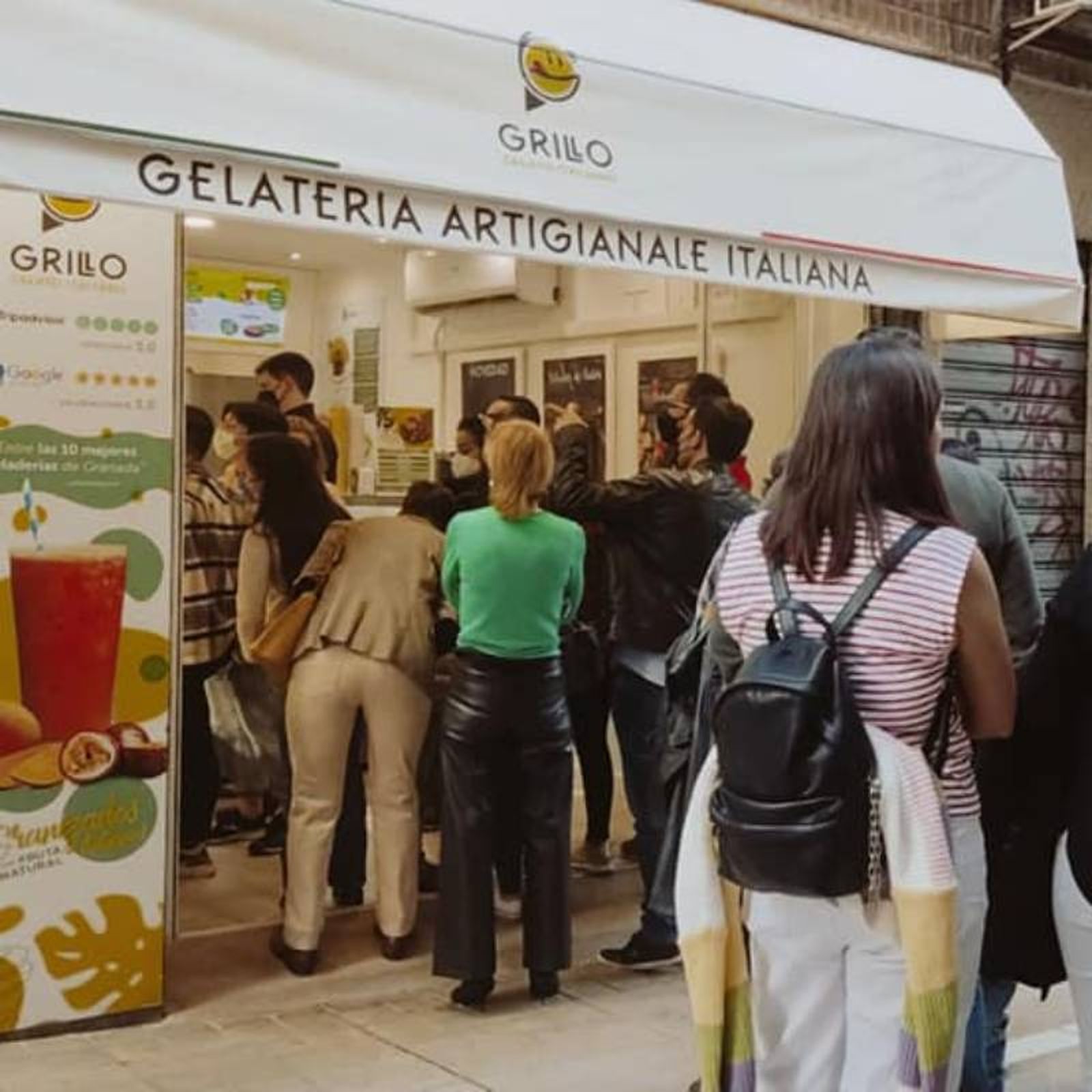 La heladería artesanal italiana de moda en Granada