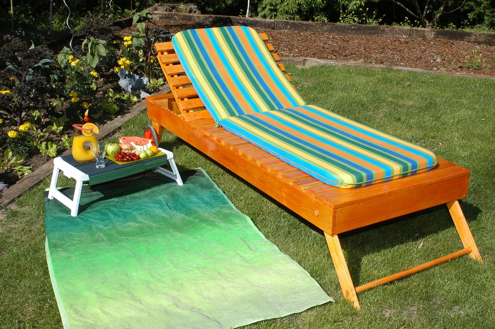 Crear tumbona con ruedas