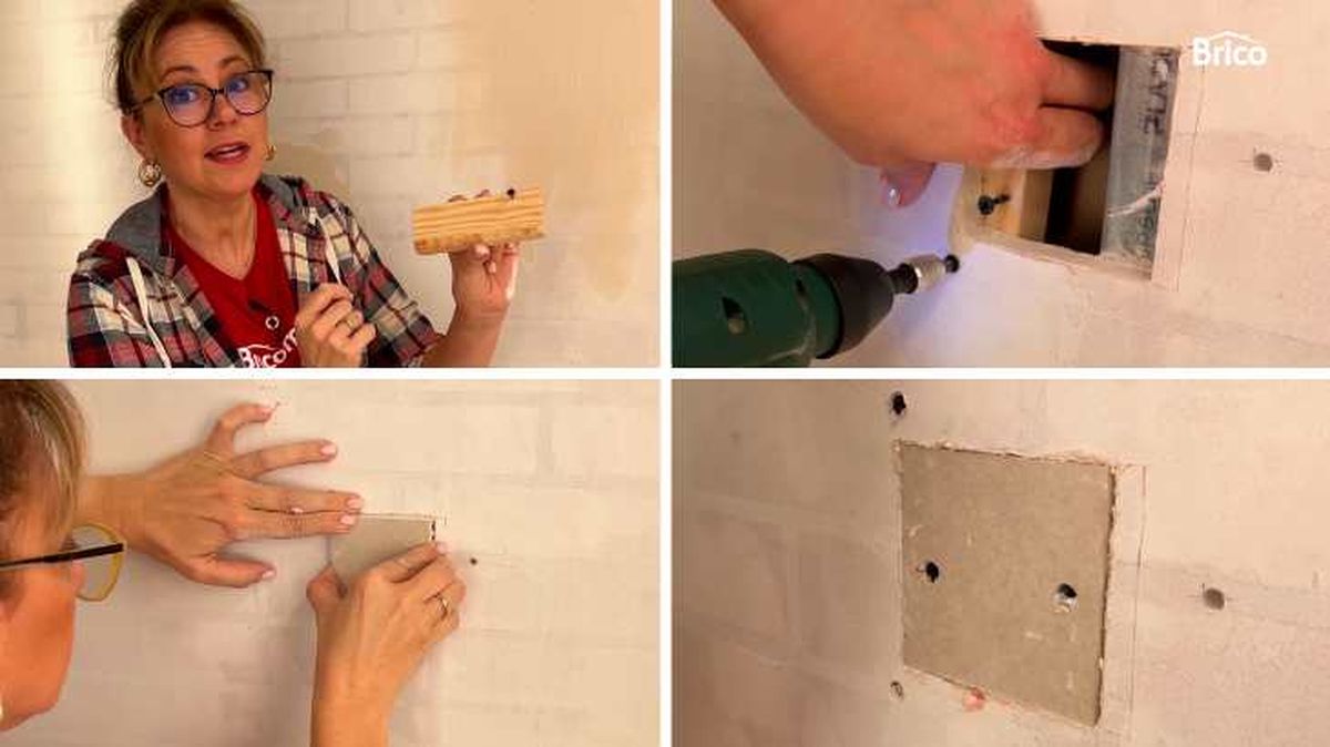 Método 3: pasos para tapar agujeros en pladur