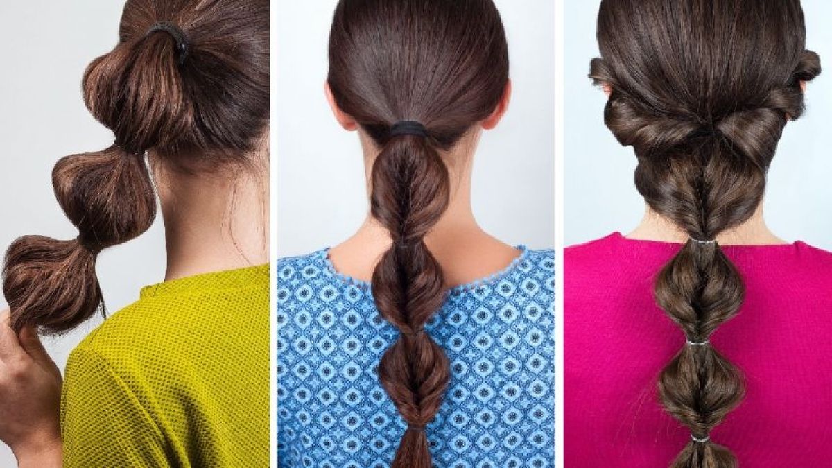 Peinados con coleta para pelo largo