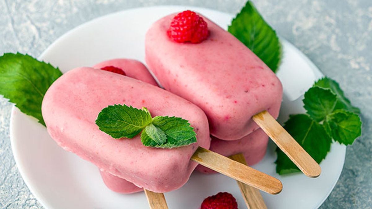 helados veganos helado fresa frambuesa