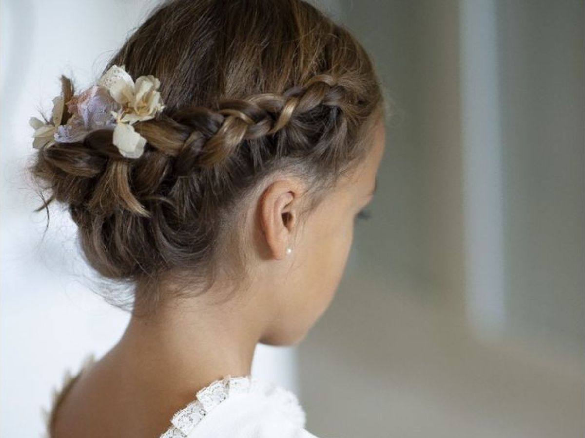 Recogido de comunión para niña