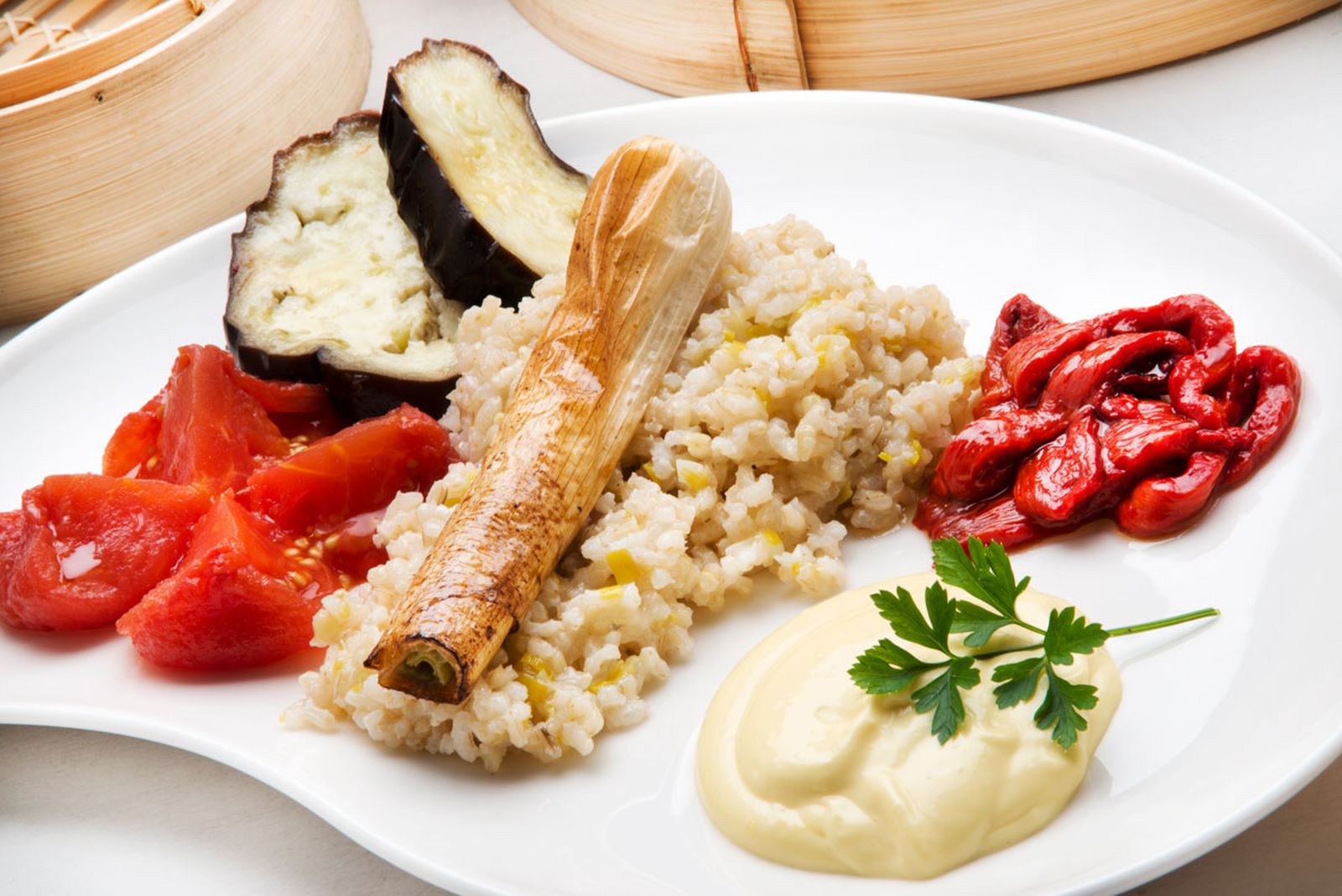 5443 1 Arroz integral con verduras asadas (928) xl