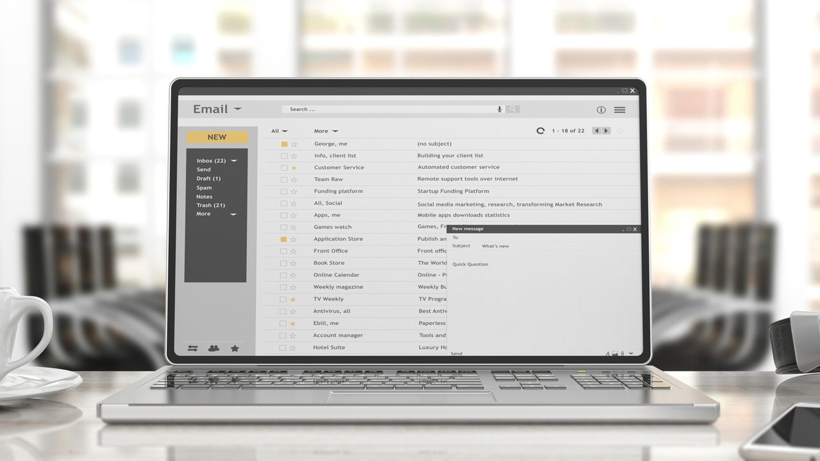 como ordenar el correo electronico y evitar el spam