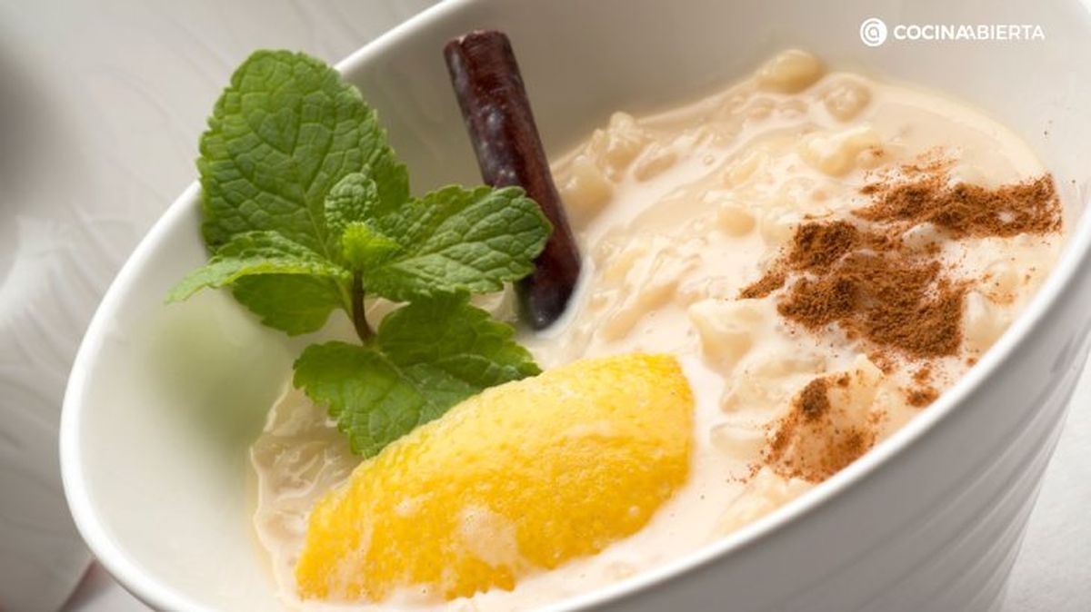 Arroz con leche cremoso, la receta de Karlos Arguiñano