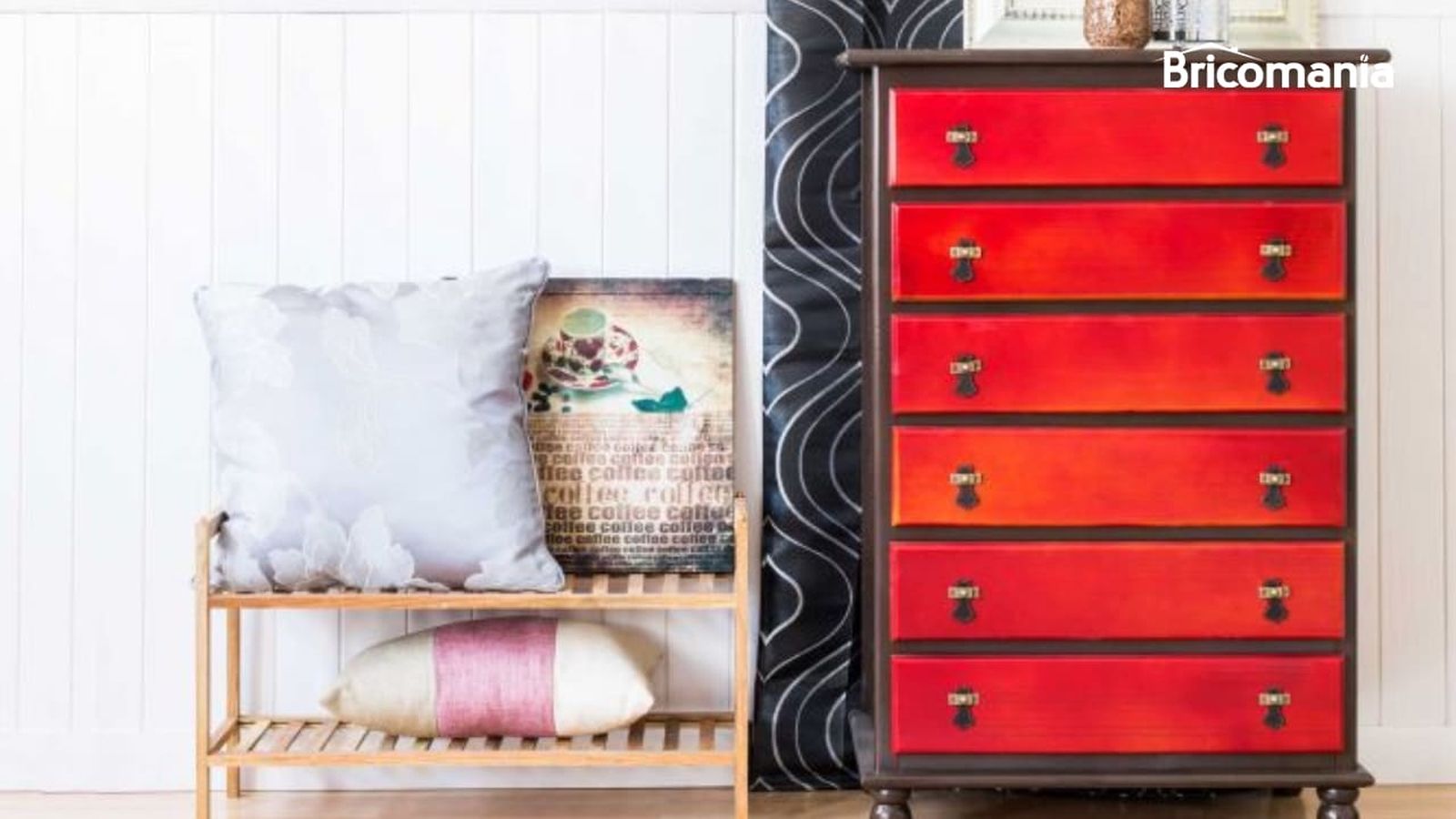 como pintar un mueble de madera de otro color 11