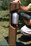 Cómo hacer una lámpara de jardín paso 9