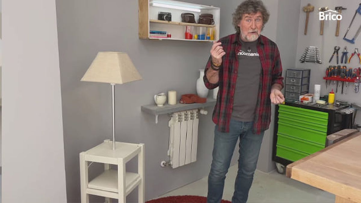 Bricomania 17 crea decora recicla lampara pie mesita paso20