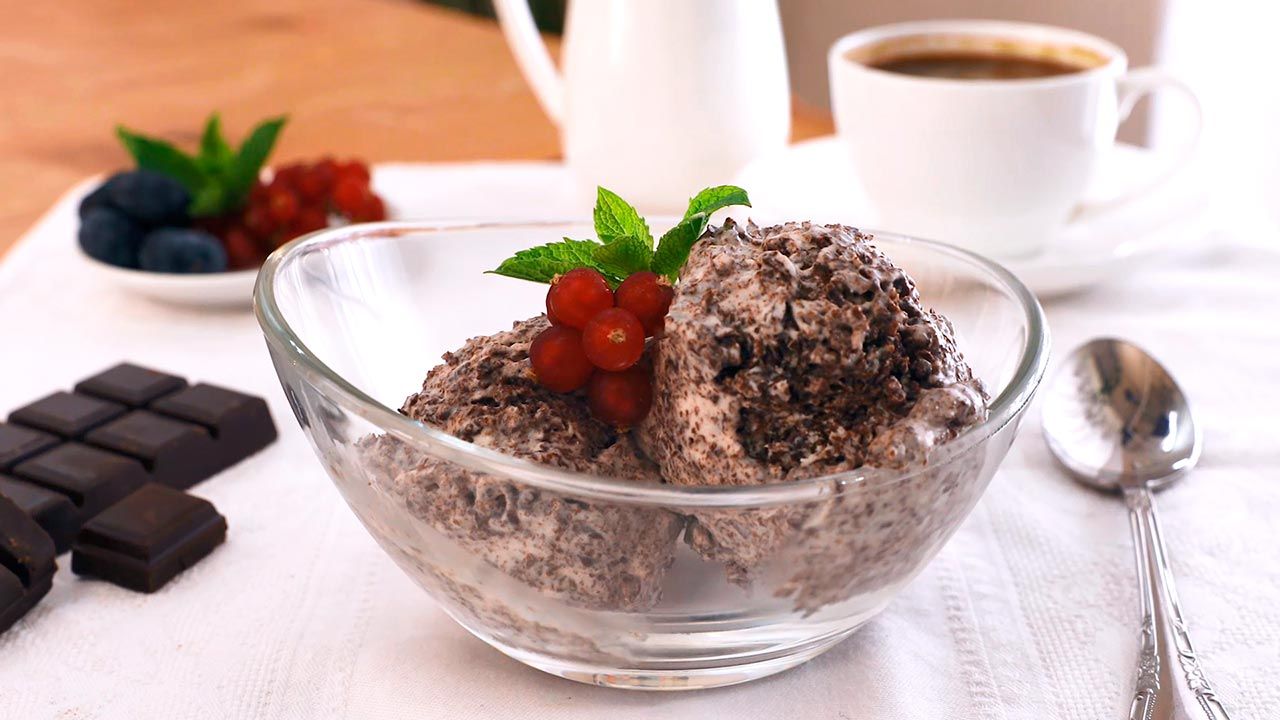 Receta de helado stracciatella