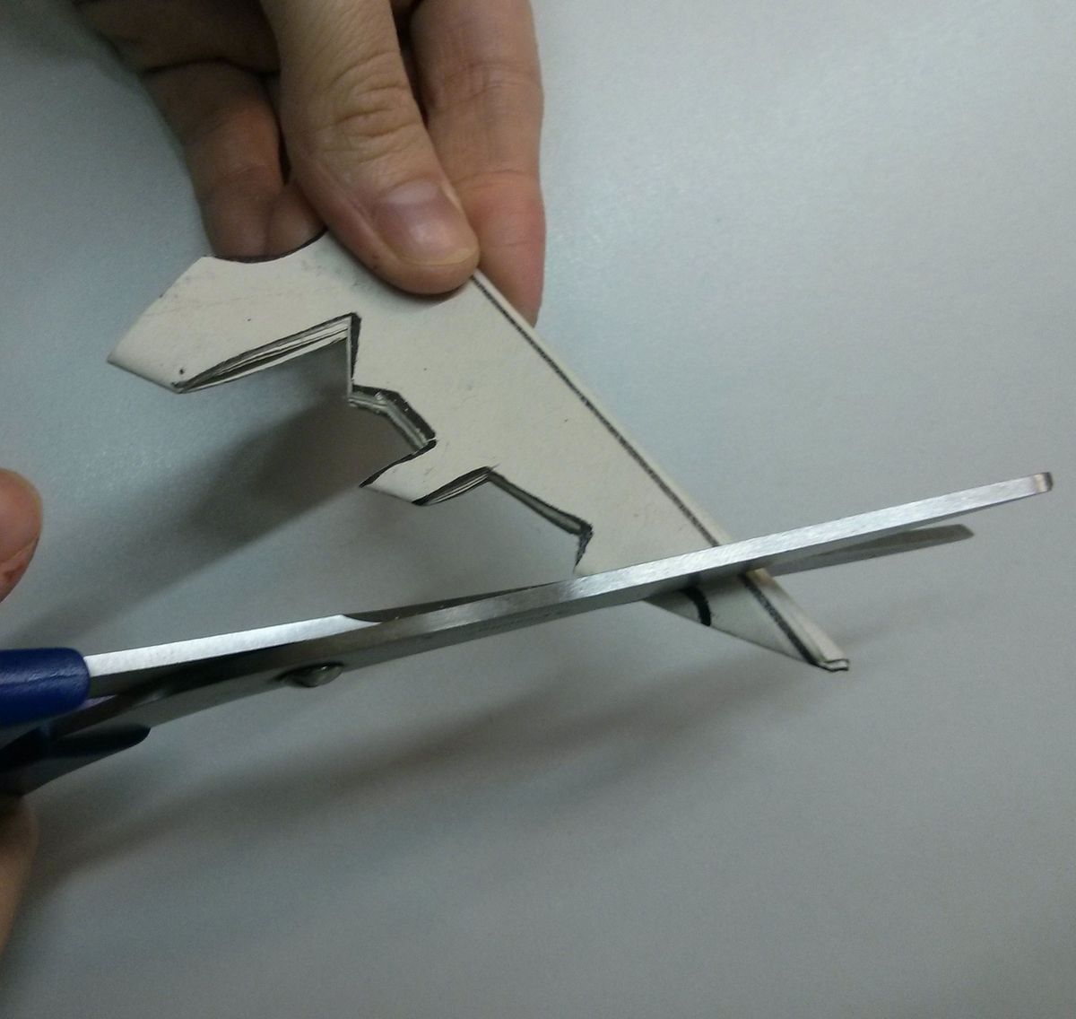 copos de nieve papel paso 9