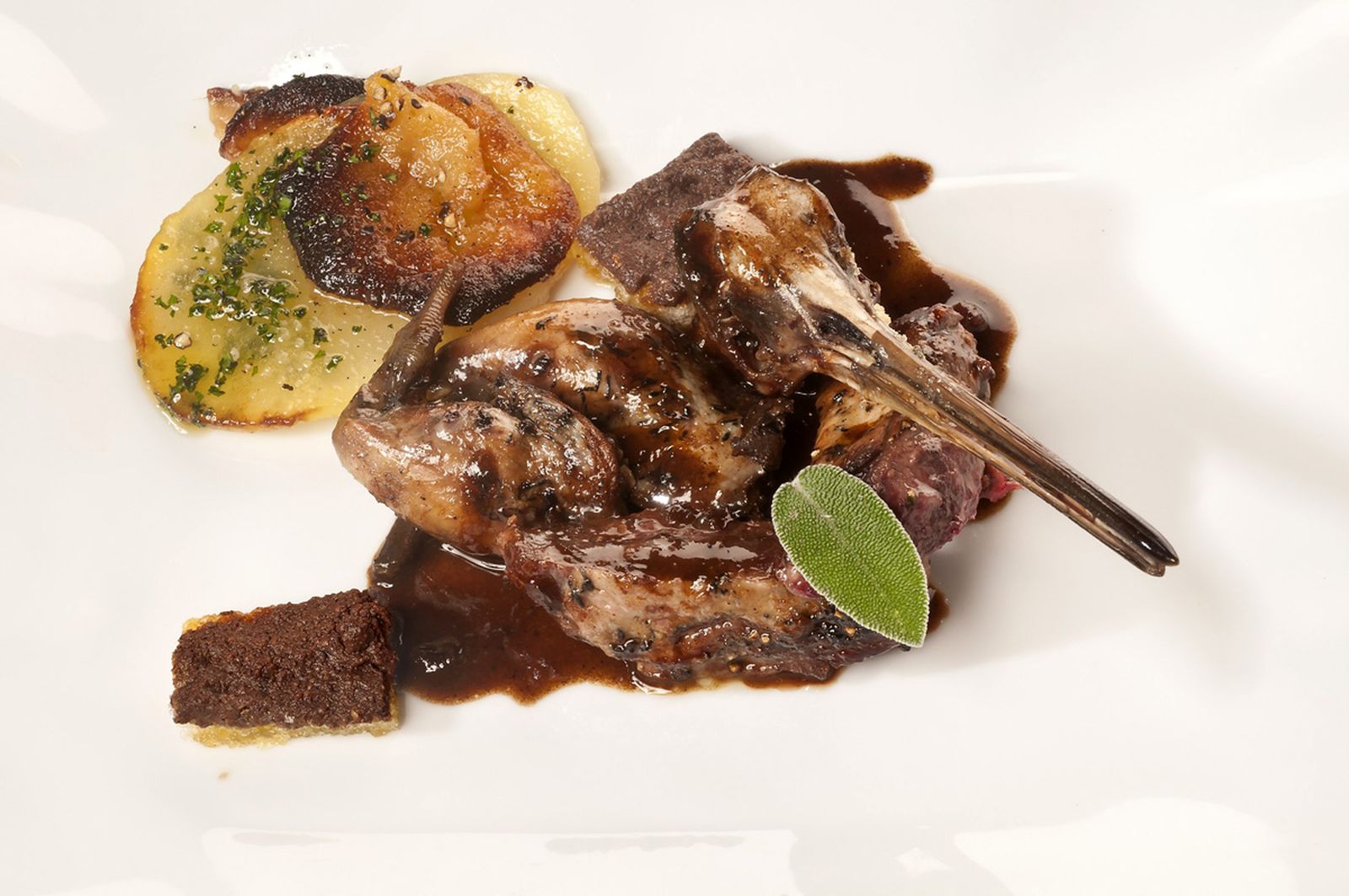 255 Becada asada y su tosta