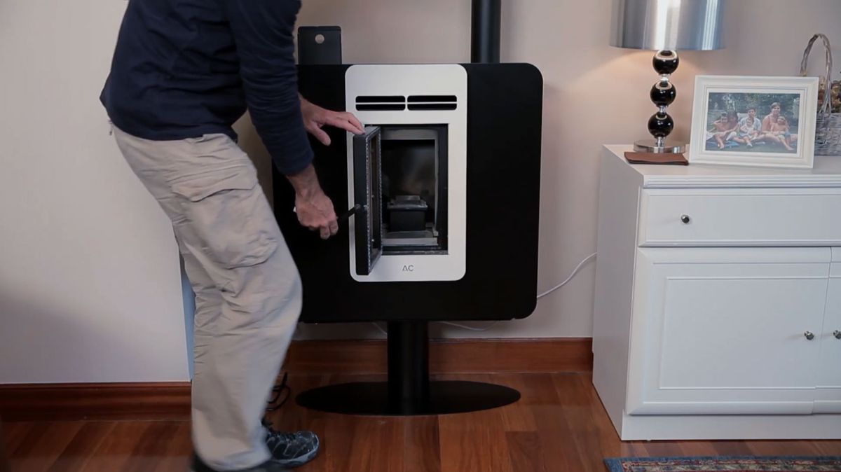 Deshollinar estufas y calderas de pellet paso 6