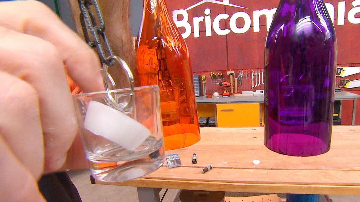 Botellas luminosas paso 16