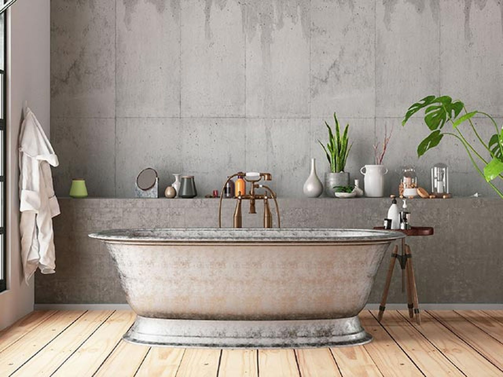 Claves para decorar un baño de estilo industrial 7