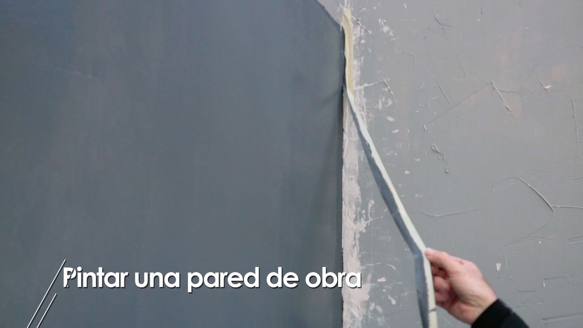Cómo pintar una pared de obra paso 8