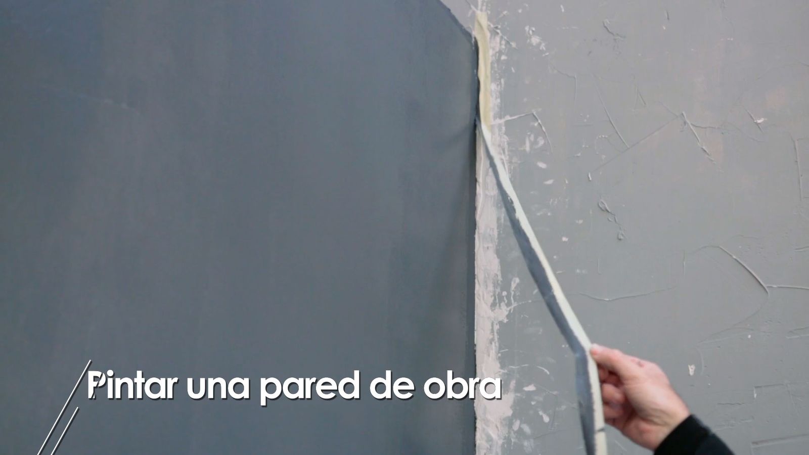 Cómo pintar una pared de obra paso 8