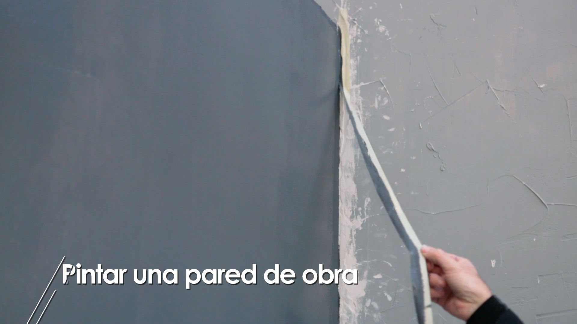Cómo pintar una pared de obra paso 8