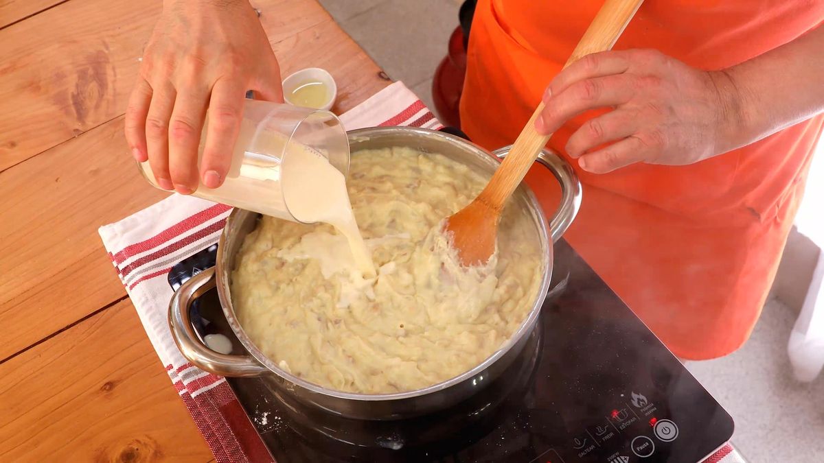 Receta de croquetas veganas de setas   paso 3