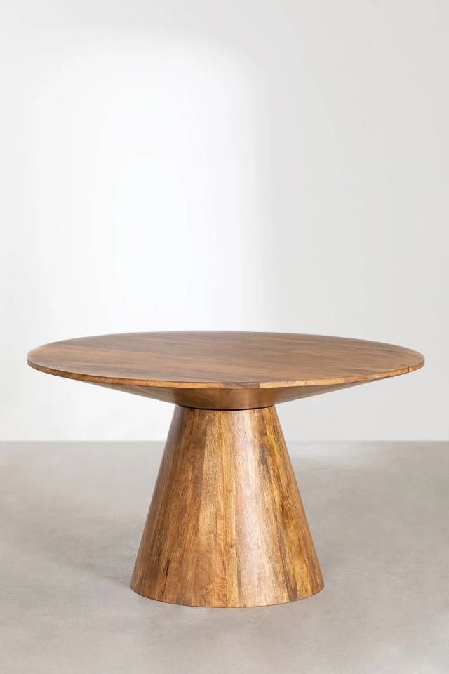 mesa de madera oscura weymar sklum