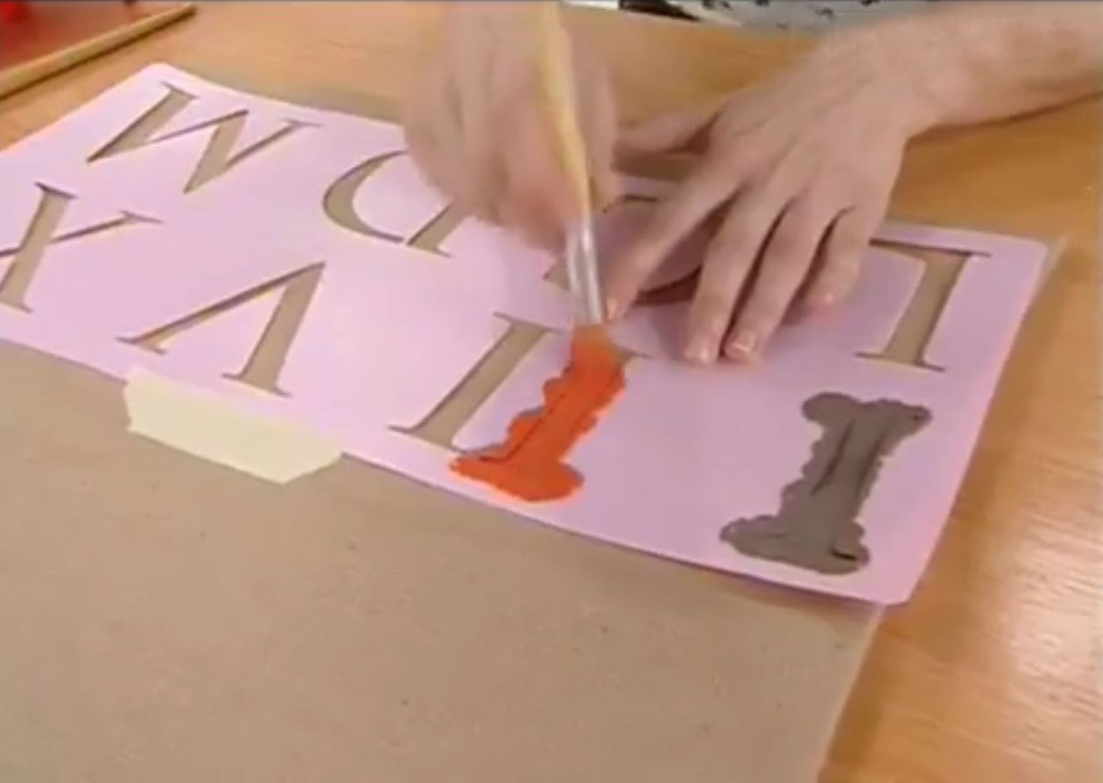 tecnica estarcido pintar plantillas