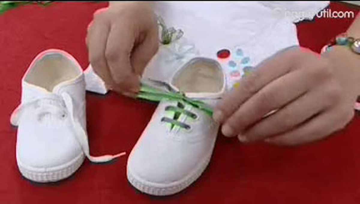 TICT00400607 Manualidades  camiseta zapatillas infantiles p5