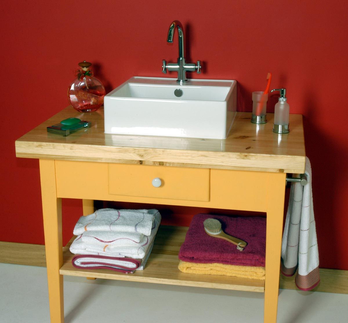 Convertir mesa en lavabo