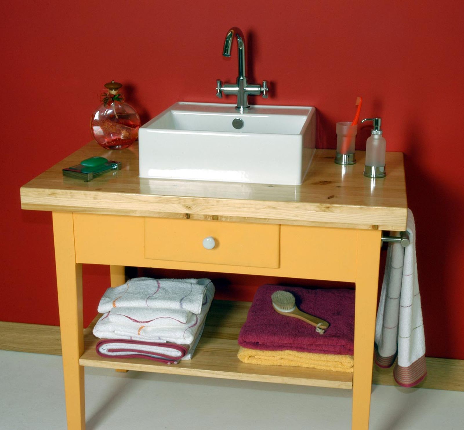 Convertir mesa en lavabo