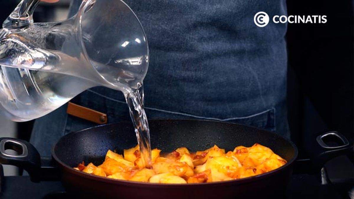 Receta de arroz con patatas  paso 4