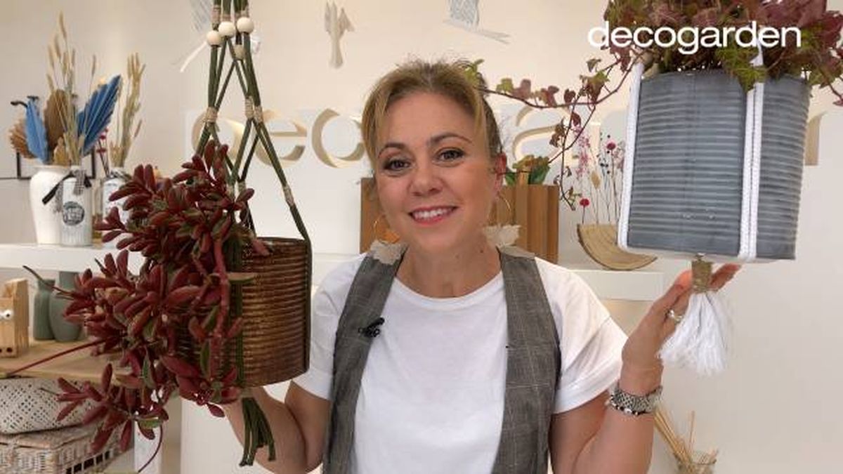 maceteros colgantes cuerda paso 9