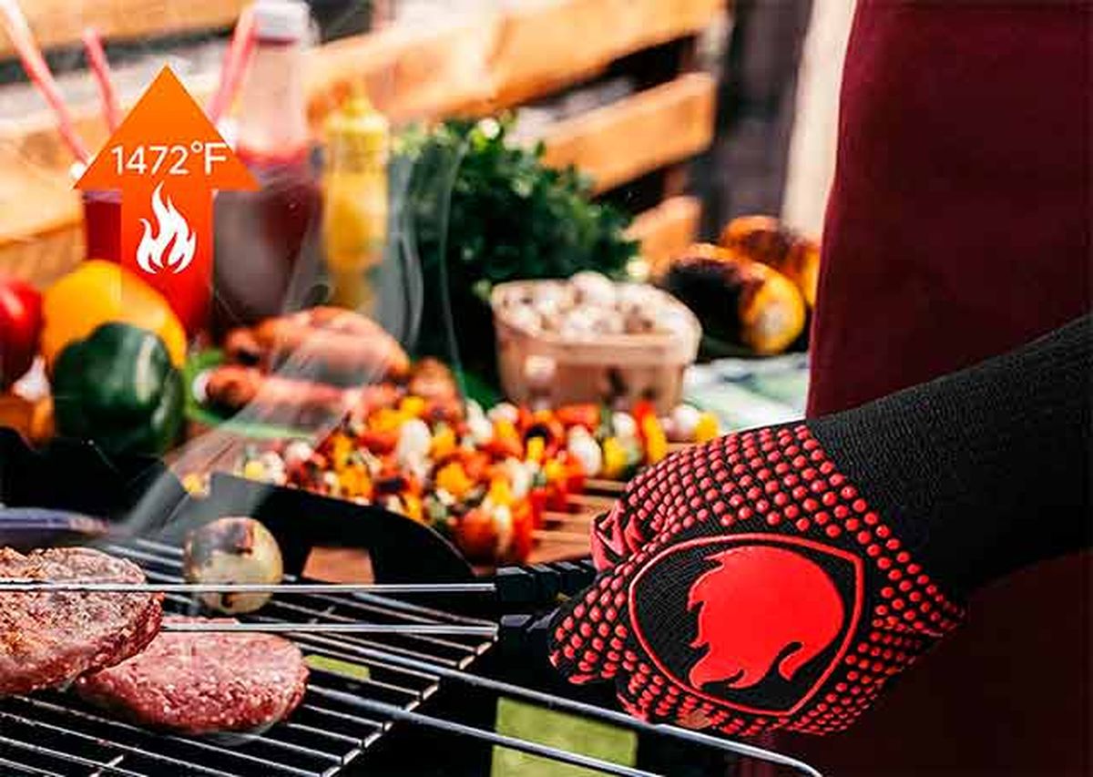 accesorios para barbacoa, guantes