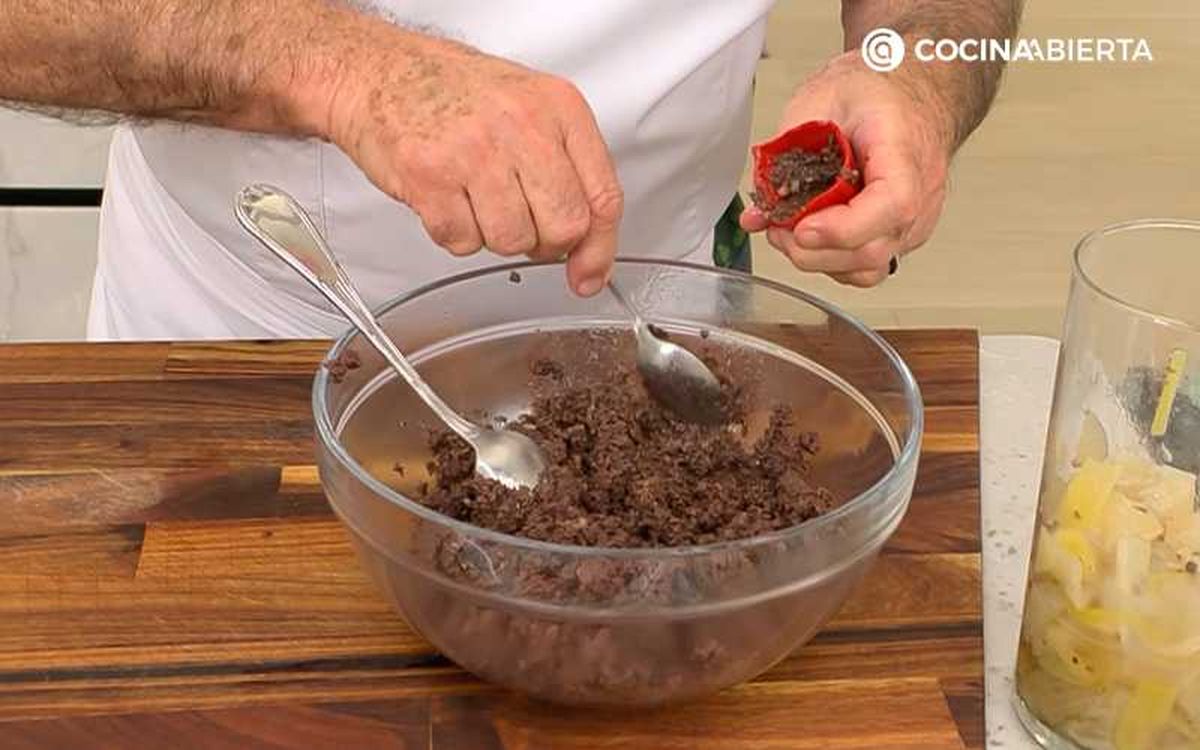 Rellena los pimientos