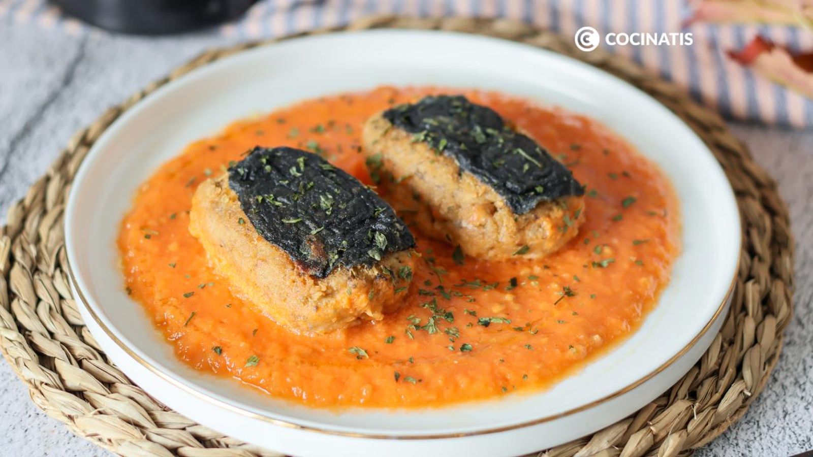 Merluza vegana a la marinera