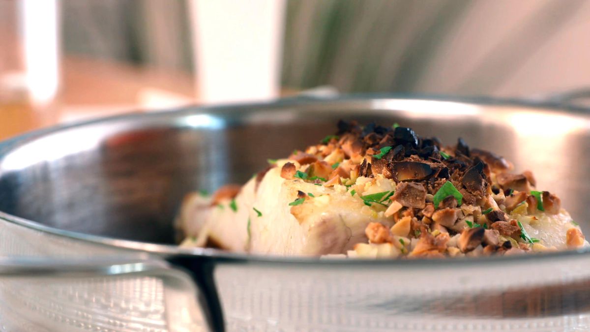 Receta de corvina al horno con frutos secos  paso 7