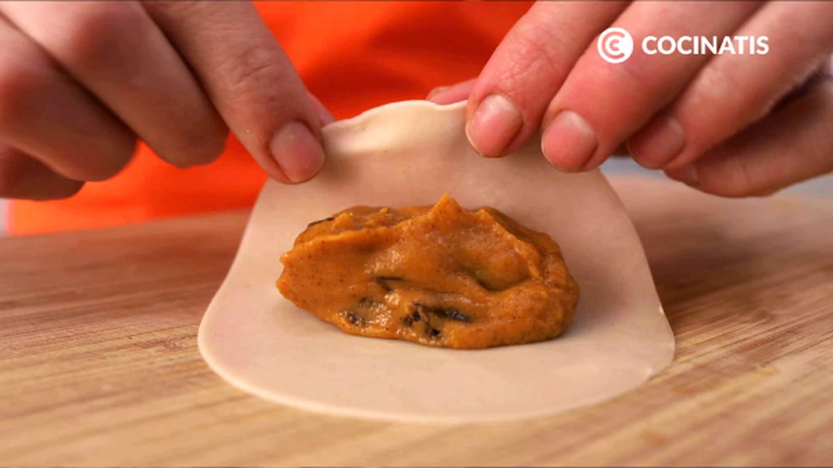 Receta de truchas de batata  paso 3