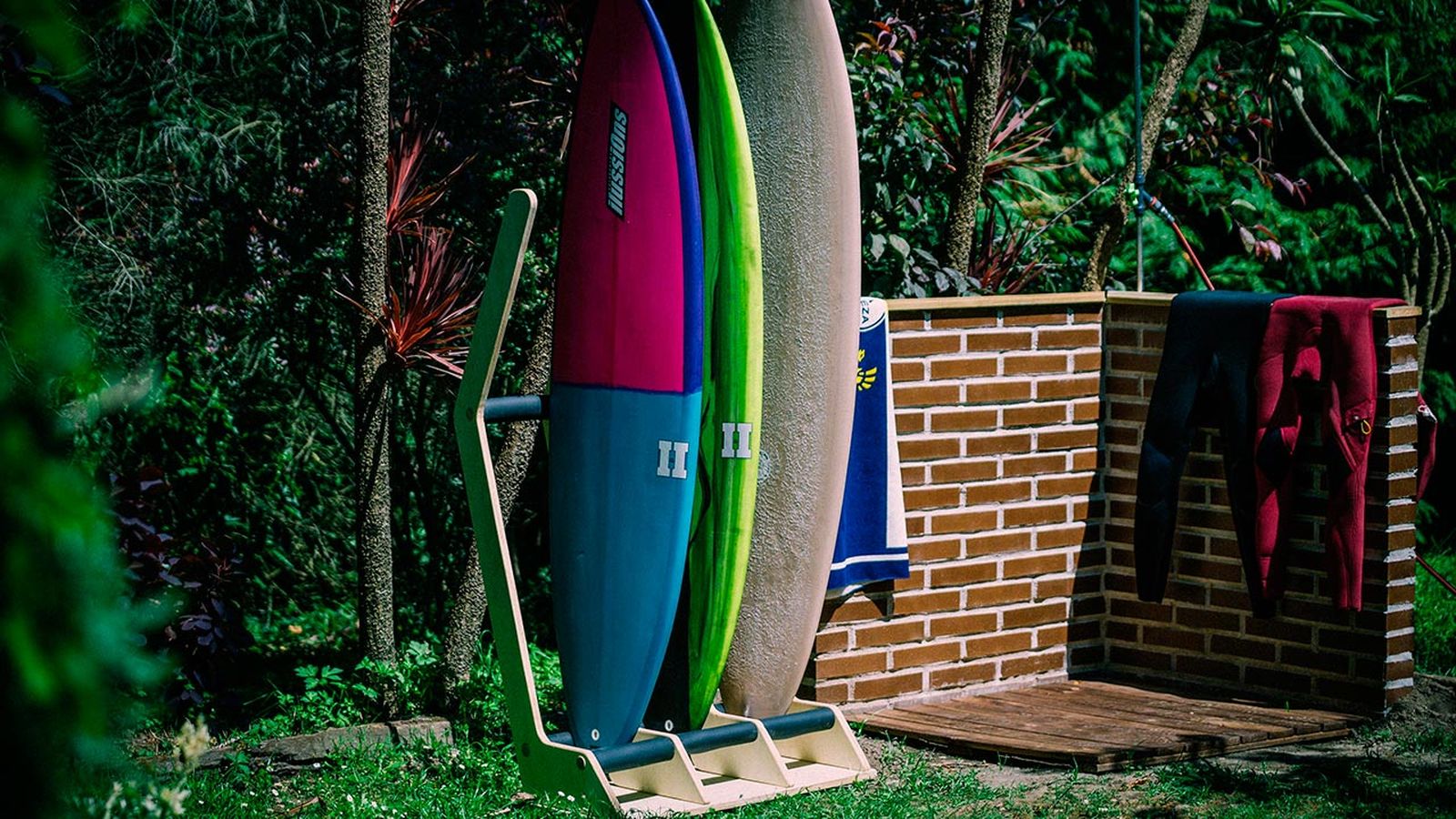 Cómo hacer un soporte para tablas de surf