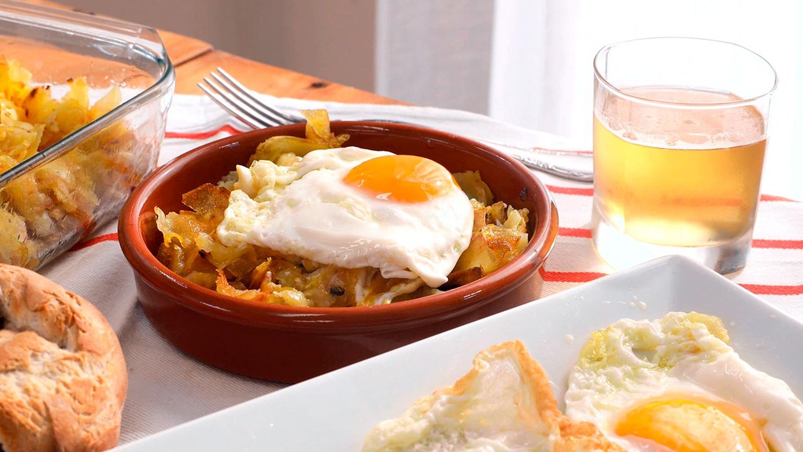 Receta de huevos estrellados