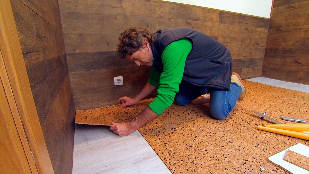 Pavimento de corcho paso 7