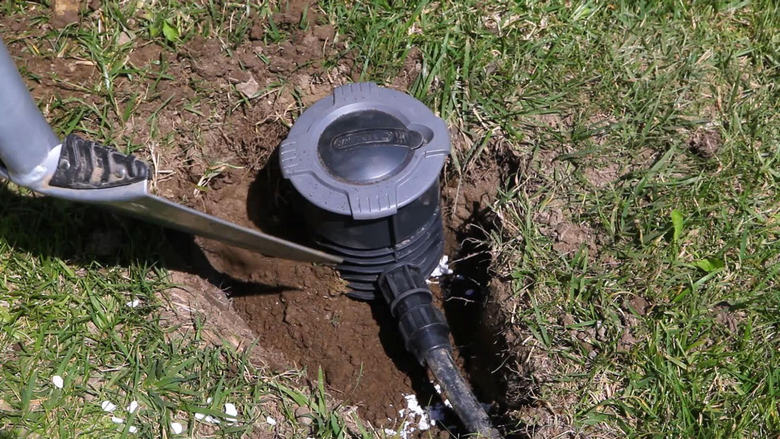 Toma de agua soterrada paso 7