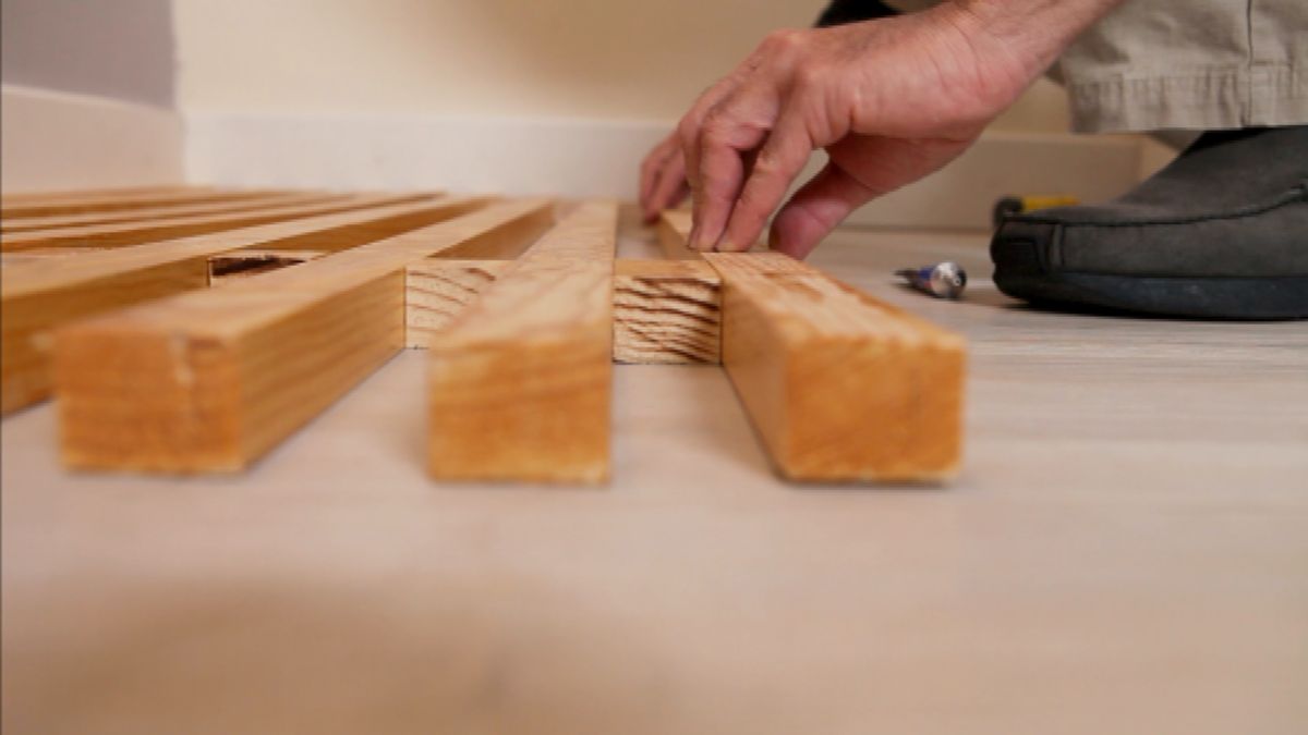 Cabezal alistonado de cama paso 5