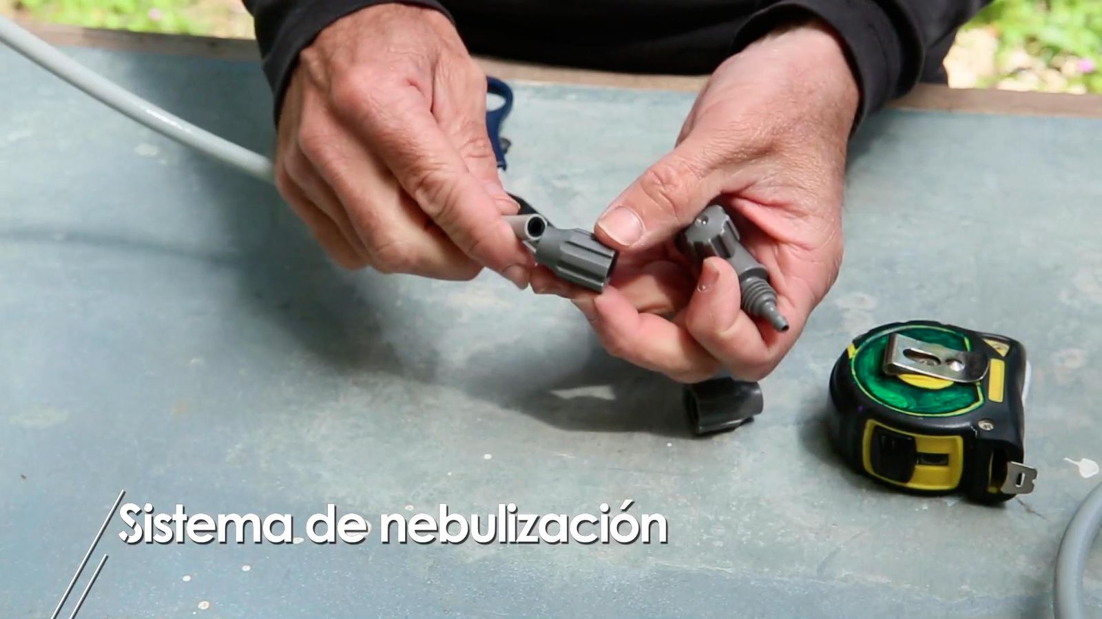 Cómo instalar un sistema de nebulización paso 2