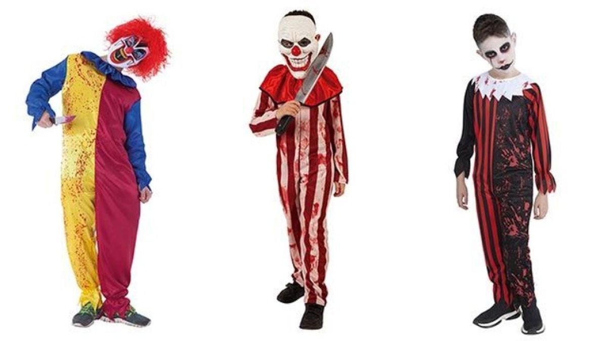 Disfraces de Halloween para niños de payaso